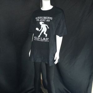 💜Assuming I'm An Old Lady💜 Women's Printed Tee